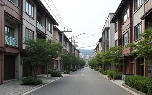 서울 주택가 풍경